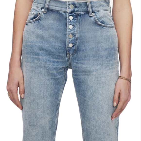 Anine Bing Denim - ANINE BING Jeans Button fly Medium High Waist Size 26 Inseam 29